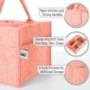 Picture of Mr. Pen- Baby Diaper Caddy Organizer, Coral, Baby Organizer, Car Diaper Caddy, Baby Caddy Organizer, Portable Diaper Caddy, Diaper Organizer for Changing Table, Baby Organizer for Nursery