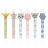 Picture of Babygoal Doll Pacifier Clips with Pacifier Case, 6 Pack Binky Paci Holder Clips and Leash for Boys and Girls Fits for Most Pacifier, Binkie Styles & Baby Teethers & Toys and Gift 6PS33-GZ