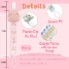 Picture of Babygoal Doll Pacifier Clips with Pacifier Case, 6 Pack Binky Paci Holder Clips and Leash for Boys and Girls Fits for Most Pacifier, Binkie Styles & Baby Teethers & Toys and Gift 6PS33-GZ