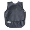 Picture of Tiny Twinkle Mess Proof Baby Bib - Waterproof Apron Machine Washable PVC, BPA, & Phthalate Free Great Travel for Eating Food Bibs (Charcoal, Small 6-24 Months) 3 ounces