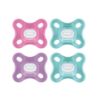 Picture of MAM Comfort Baby Pacifier, 100% Lightweight Silicone Pink/Purple/Blue (4 Count)