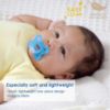 Picture of MAM Comfort Baby Pacifier, 100% Lightweight Silicone Pink/Purple/Blue (4 Count)