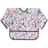 Picture of Bumkins Sleeved Bib for Girl or Boy, Baby and Toddler for 6-24 Mos, Essential Must Have for Eating, Feeding, Baby Led Weaning Supplies, Long Sleeve Mess Saving Food Catcher, Born This Way Kindness