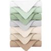 Picture of Konssy Baby Muslin Washcloths 7-Pack, 100% Cotton Baby Bath Washcloths, Soft & Absorbent Wash Cloths and Burp Cloths for Newborn Kids Girls & Boys, 11x11 inches