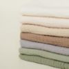 Picture of Konssy Baby Muslin Washcloths 7-Pack, 100% Cotton Baby Bath Washcloths, Soft & Absorbent Wash Cloths and Burp Cloths for Newborn Kids Girls & Boys, 11x11 inches