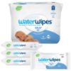 Picture of WaterWipes Original Baby Wipes, 99.9% Water-Based Wipes, Unscented & Hypoallergenic for Sensitive Skin, 240 Count (4 Packs), Packaging May Vary