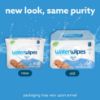 Picture of WaterWipes Original Baby Wipes, 99.9% Water-Based Wipes, Unscented & Hypoallergenic for Sensitive Skin, 240 Count (4 Packs), Packaging May Vary