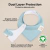Picture of 8-Pack Organic Baby Bandana Bibs for Girls - Super Absorbent Triangle Baby Bibs for Drooling and Teething Infant, 100% Cotton Extra Soft for Newborn, Infant 0-36 Months (Dawn)