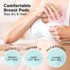 Picture of Organic Nursing Pads - 14 Washable Viscose Derived from Bamboo Breastfeeding Pads, Wash Bag, Reusable Breast Pads for Breastfeeding, Nipple Pads for Breastfeeding Essentials(Pastel Touch, L 4.8")