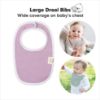 Picture of 8-Pack Organic Baby Bibs for Boys, Girls - Soft Cotton Drooling and Teething Bibs for Baby Girl & Boy, Extra Absorbent, Easy To Clean & Put On for Toddler, Newborn, Infant 0-24 Months (Muted Pastel)