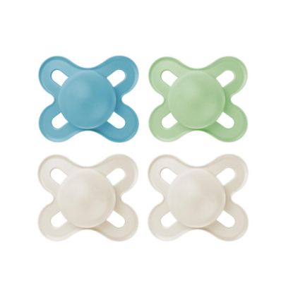 Picture of MAM Original Start Matte Baby Pacifiers, Binky for 0-3 Months, BPA-Free Silicone Nipple, Easy to Clean, Best for Newborn Babies, Developed with Medical Experts, 4 Count Binkies