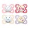Picture of MAM Original Day & Night Pacifiers, Binky Pacifier for 0-6 Months, BPA-Free Silicone, Glows in The Dark, Best for Newborn Babies, Developed with Medical Experts, 4 Count Binkies