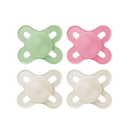 Picture of MAM Original Start Matte Baby Pacifiers, Binky for 0-3 Months, BPA-Free Silicone Nipple, Easy to Clean, Best for Newborn Babies, Developed with Medical Experts, 4 Count Binkies