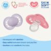 Picture of MAM Original Matte Baby Pacifiers, Binky for 6-16 Months, BPA-Free Silicone Nipple, Easy to Clean, Best for Breastfed Babies, Developed with Medical Experts, 4 Count Binkies
