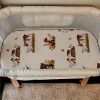 Picture of Gllquen Baby Bassinet Sheets 4 Pack, Breathable Cozy Fitted Mattress Sheet, Elastic Travel Crib Fashionable Floral Pattern, Standard Cradle Safe Sheets for Baby Boy Girls 32"X16" (Bear)