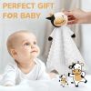 Picture of Pro Goleem Cow Security Blanket Soft Loveys for Babies for Boys and Girls Newborn Lovie Infant Blankie Cow Baby Stuff Baby Snuggle Toy Stuffed Animal Baby Gifts 16 Inch
