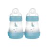 Picture of MAM Easy Start Anti-Colic Baby Bottle 5 oz, Slow Flow, Breastfeeding-Like Silicone Nipple Bottle, Reduces Colic, Gas, & Reflux, Easy-to-Clean, BPA-Free, Vented Baby Bottles for Newborns, 0-3 Months