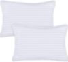 Picture of Utopia Bedding Toddler Pillow (White, 2 Pack), 13x18 Pillows for Sleeping, Soft and Breathable Cotton Blend Shell, Small Kids Pillow Perfect for Toddler Bed and Travel (Intended for Age 2 and up)