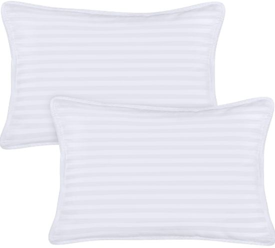 Picture of Utopia Bedding Toddler Pillow (White, 2 Pack), 13x18 Pillows for Sleeping, Soft and Breathable Cotton Blend Shell, Small Kids Pillow Perfect for Toddler Bed and Travel (Intended for Age 2 and up)