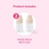 Picture of Spectra - Wide Neck Baby Bottles - Compatible with Spectra Breast Milk Pump Flanges (Pack of 2)