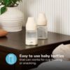 Picture of Spectra - Wide Neck Baby Bottles - Compatible with Spectra Breast Milk Pump Flanges (Pack of 2)