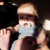 Picture of Tommee Tippee Breast-Like Night Pacifier, 6-18 Months, 4 Pack, Glow in The Dark Paci, Breast-Shaped Nipple for a Natural Latch, BPA-Free