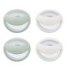 Picture of NUK Perfect Match Silicone Pacifier, 4 Pack, for Ages 0-6m, Green & White