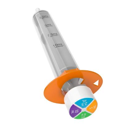Picture of EZY DOSE Kids Baby Oral Syringe & Dispenser, True Easy Design for Liquid Medicine, Easy to Control, 10 mL/2 TSP Color Coded, BPA Free, Pack of 3