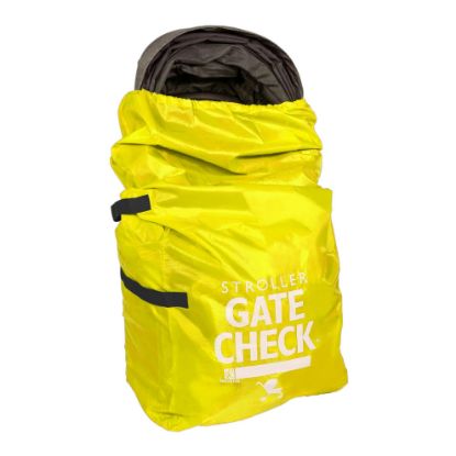 Picture of J.L. Childress Gate Check Travel Bag for Single & Double Stroller, Neon Yellow