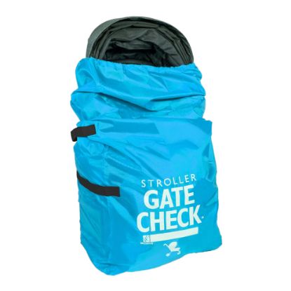 Picture of J.L. Childress Gate Check Travel Bag for Single & Double Stroller, Neon Blue