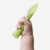 Picture of Olababy 100% Silicone Soft-Tip Training Spoon for Baby Led Weaning 2pack (Kiwi/Lemon)