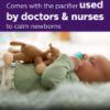 Picture of Philips AVENT Soothie Snuggle Pacifier Holder with Detachable Pacifier, 0m+, Monkey, SCF347/02