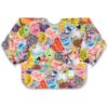 Picture of Bumkins Disney Sleeved Bib for Girl or Boy, Baby and Toddler for 6-24 Mos, Essential Must Have for Eating, Feeding, Baby Led Weaning Supplies, Long Sleeve Mess Saving, 100 Years of Fun