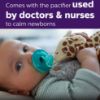Picture of Philips AVENT Soothie Snuggle Pacifier Holder with Detachable Pacifier, 0m+, Giraffe, SCF347/01-1 Count (Pack of 1)