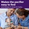 Picture of Philips AVENT Soothie Snuggle Pacifier Holder with Detachable Pacifier, 0m+, Giraffe, SCF347/01-1 Count (Pack of 1)