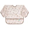 Picture of Bumkins Sleeved Bib for Girl or Boy, Baby and Toddler for 6-24 Mos, Essential Must Have for Eating, Feeding, Baby Led Weaning Supplies, Long Sleeve Mess Saving Food Catcher, Soft Fabric, Palm Trees