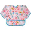 Picture of Bumkins Sleeved Bib for Girl or Boy Baby and Toddler for 6-24 Mos, Essential Must Have for Eating, Feeding, Baby Led Weaning Supplies, Long Sleeve Mess Saving Food Catcher, Soft Fabric, Cowgirl Boots