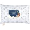 Picture of Toddler Pillow with Pillowcase - 13x18 My Little Dreamy Kids Travel Bed Pillows for Sleeping, Organic Cotton Small Pillowcase, Soft & Breathable, Machine Washable, Toddlers 2-5 Years Old (KeaFriends)