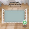 Picture of KeaBabies 2-Pack Organic Crib Sheets for Boys, Girls, Jersey Fitted Crib Sheet, Baby Crib Sheets Neutral, Cotton Breathable Crib Sheet, Cute Printed Crib Mattress Sheet, Baby Mattress Sheets (Toasty)