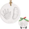 Picture of Baby Hand and Footprint Kit - Personalized Baby Foot Printing Kit for Newborn - Baby Footprint Kit for Toddlers - Baby Keepsake Handprint Kit - Baby Handprint Ornament Maker (Multi-Colored)