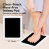Picture of 4-Pack Inkless Baby Hand and Footprint Kit - Mess Free Ink Pad for Newborn Keepsake, Dog Nose & Paw Print Kit, Clean Touch Ink Pad for Baby Hand & Footprints, Ideal Mother's Day Gifts (Jet Black, L)