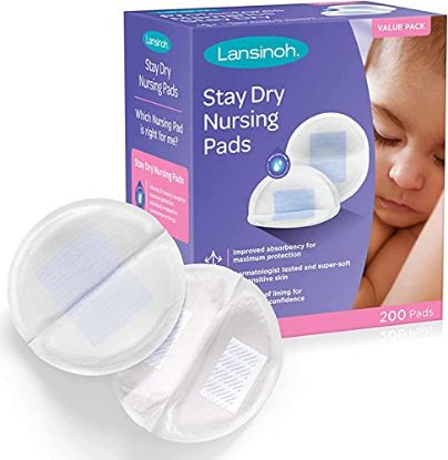 Picture of Stay Dry Disposable Nursing Pads for Breastfeeding, 200 Count (Pack of 1)