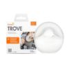 Picture of Boon Trove Silicone Manual Breast Pump - Breast Milk Collector with Storage Plug - Passive Hands Free Breast Pump for Nursing - Breastfeeding Essentials - 1 Count