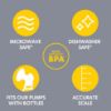 Picture of Medela Breast Milk Collection and Storage Bottles, BPA Free, 6 Pack, 5 Ounces, Compatible with Medela Breast Pumps