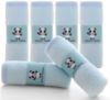 Picture of HIPHOP PANDA Baby Washcloths, Rayon Made from Bamboo - 2 Layer Ultra Soft Absorbent Newborn Bath Face Towel - Reusable Baby Wipes for Delicate Skin - Blue, 6 Pack