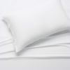 Picture of Amazon Basics 3 Piece Bed Sheets Set, 100% Cotton Jersey, Includes Super Soft, Flat and Fitted Sheets, Pillowcase, Toddler, White, Solid