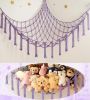 Picture of mirolam Stuffed Animal Storage Hammock Net - Toy Hammock Net for Stuffed Animals Corner - Hanging Stuff Animal Organizer Holder Large Size Baby Nursery Room Decor