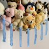 Picture of mirolam Stuffed Animal Storage Hammock Net - Toy Hammock Net for Stuffed Animals Corner - Hanging Stuff Animal Organizer Holder Large Size Baby Nursery Room Decor-Blue