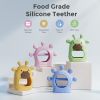 Picture of Momcozy Baby Teether Toys | Food Grade Silicone Teething Relief 0-6 Months | Teething Toy 6-12 Months | Baby Essential | Yellow and Blue