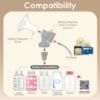 Picture of Maymom MyFit 10 mm Small Shields, Compatible with Medela Breast Pump- PersonalFit, Freestyle, Harmony, Maxi, Flex Connector, Connect to Widemouth/Narrow Connector, 2pcs